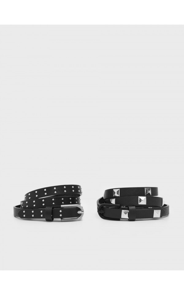Cinturón con agujeros de metal Color negro - HOUSE - 6302E-99X