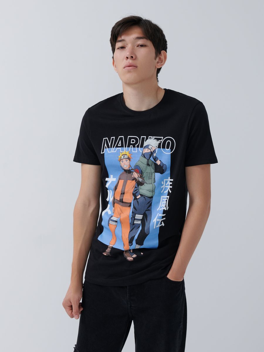 naruto black shirt