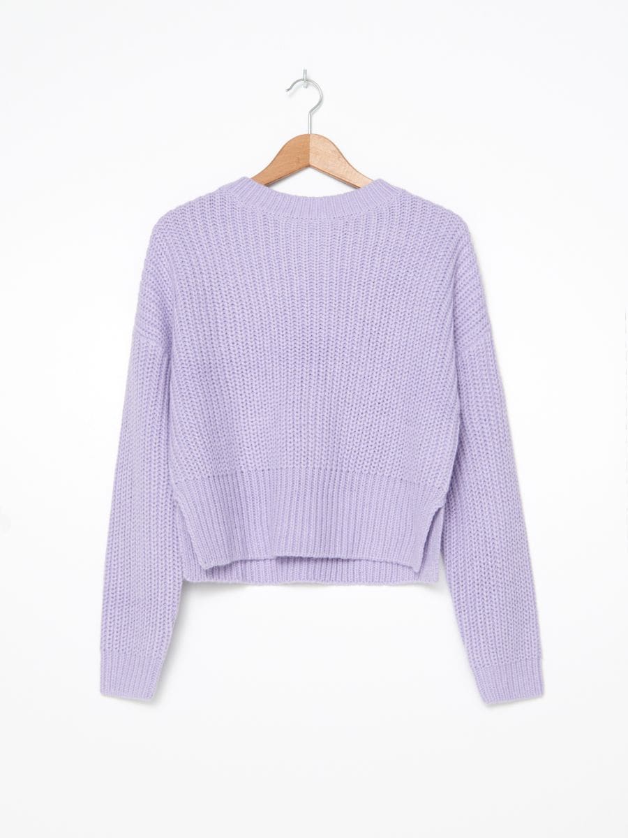 lavender oversized sweater