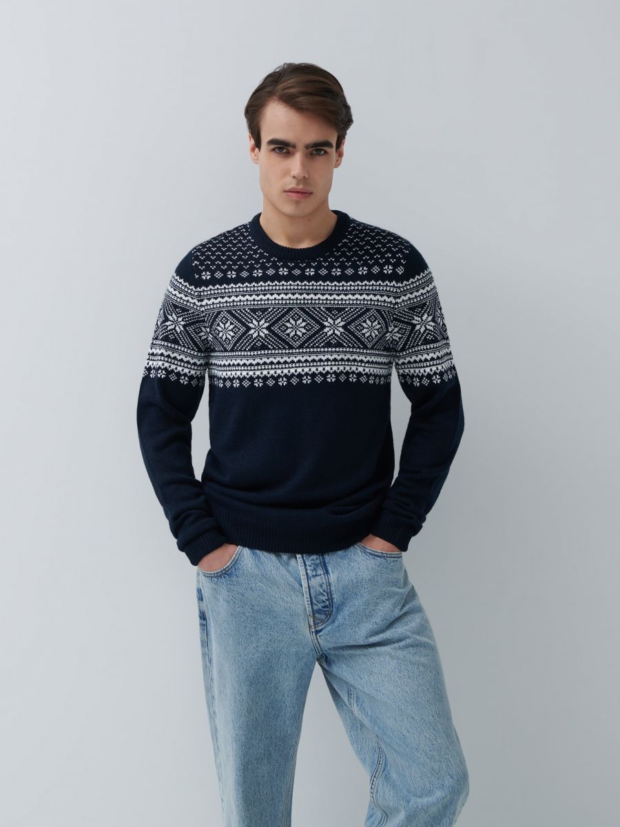 patterned jumper