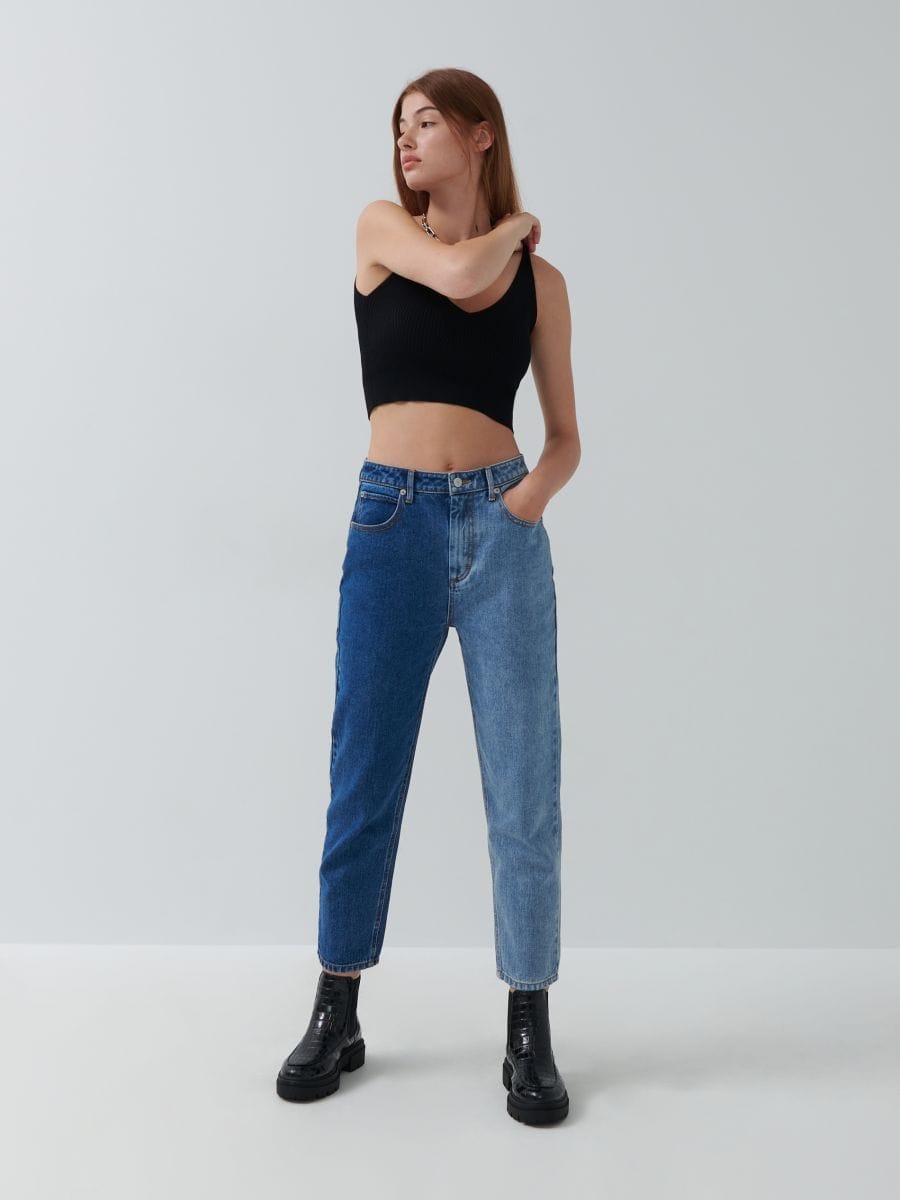 jeans baggy mom fit