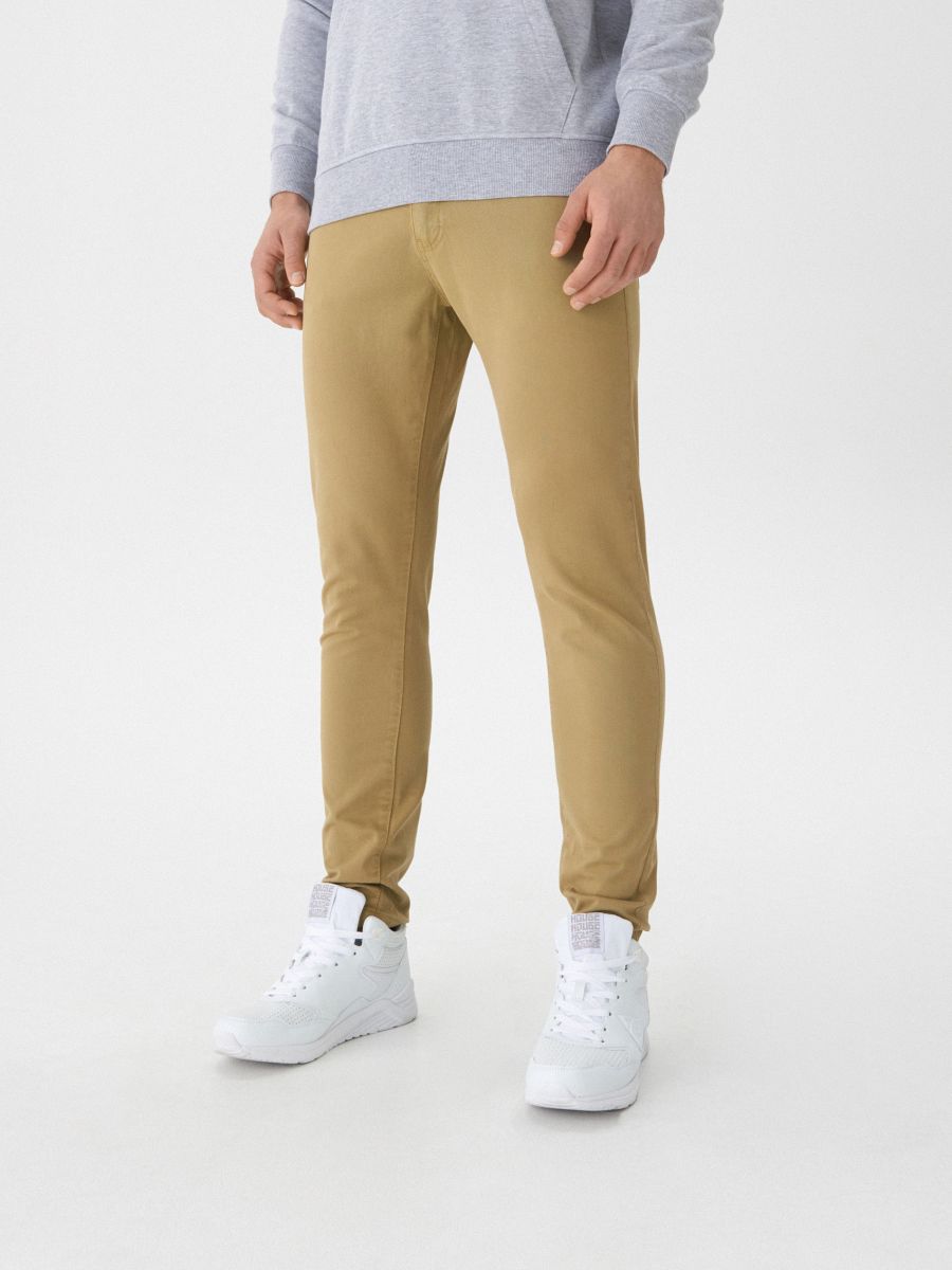 beige skinny pants