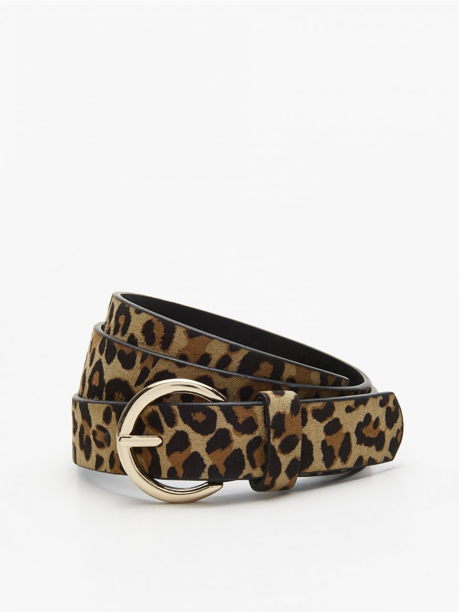 gucci leopard print belt