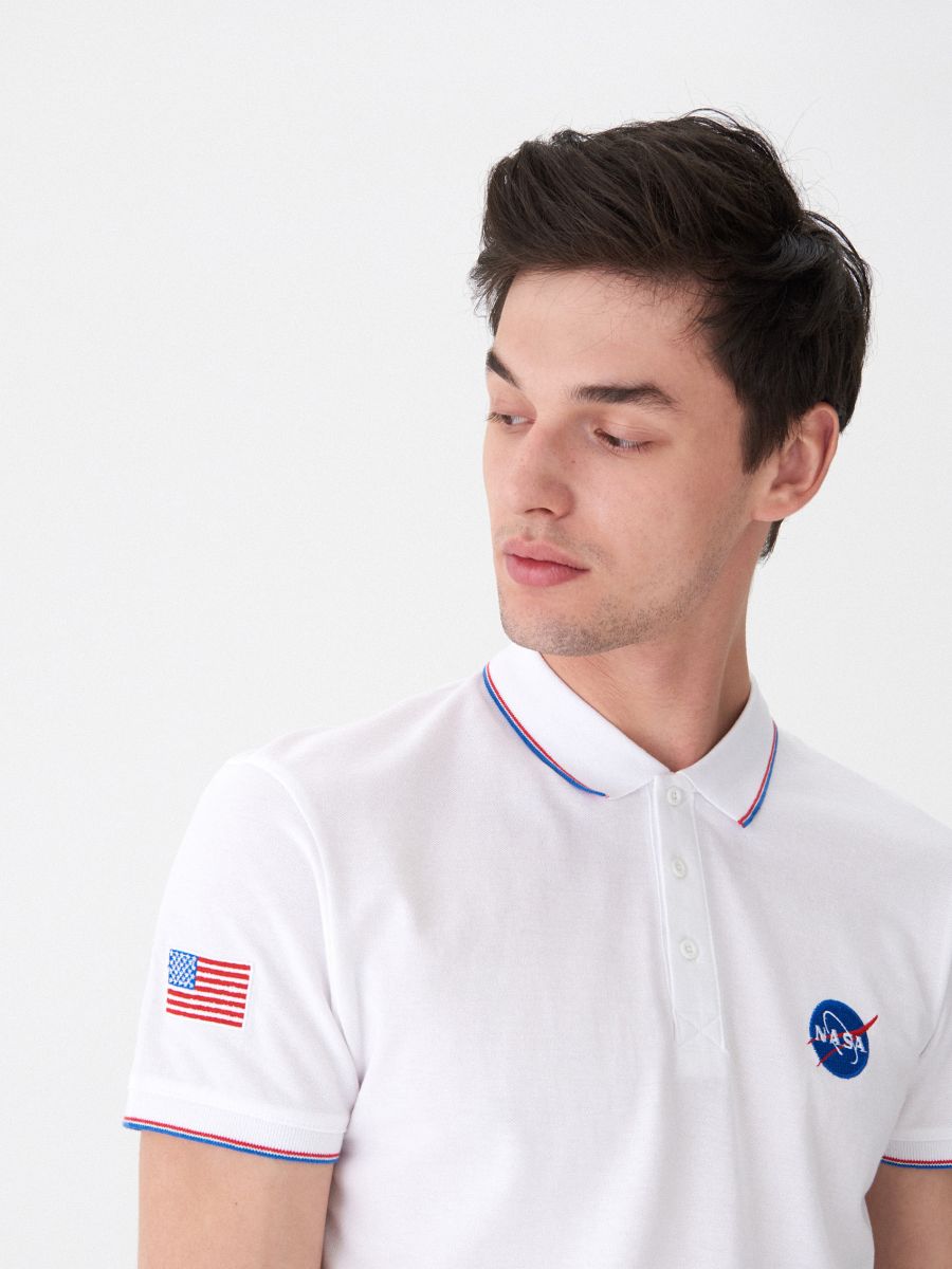 nasa polo t shirt