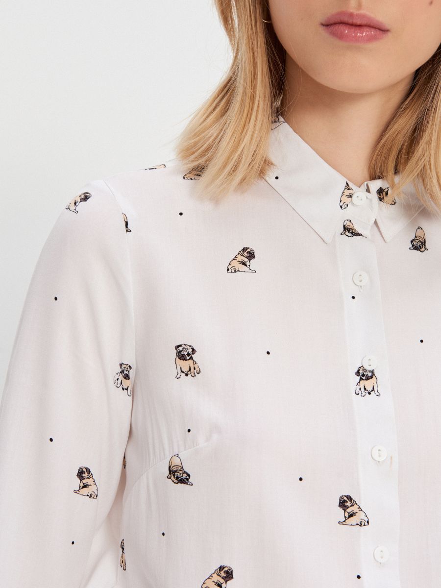 insect print shirt