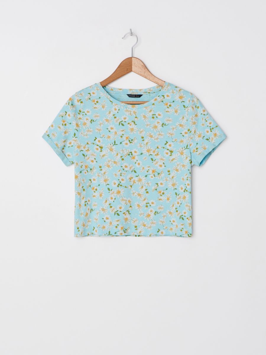 Floral Pattern T Shirt House Zn951 05x