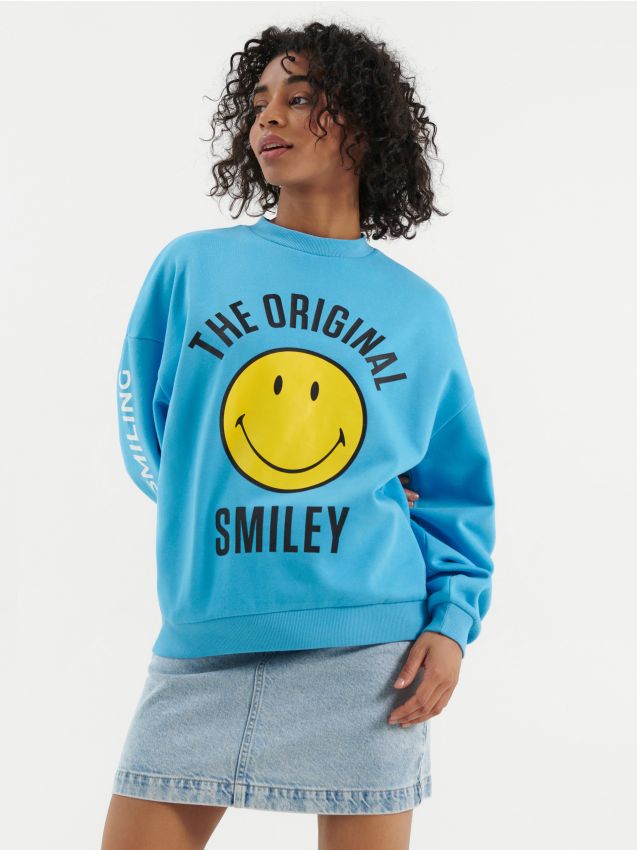 oversized sweatshirt blue